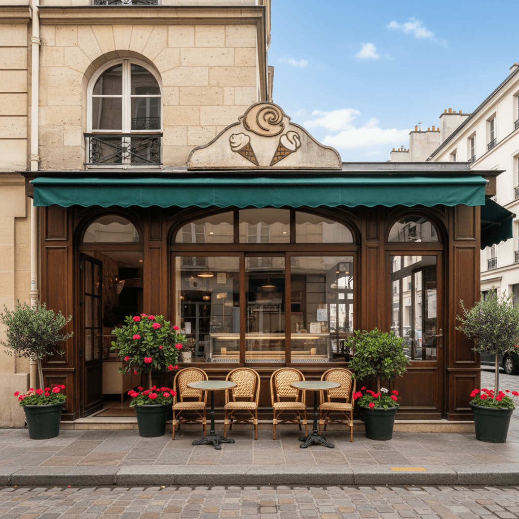 Glacier à vendre dans le Haut Marais - 45 m²