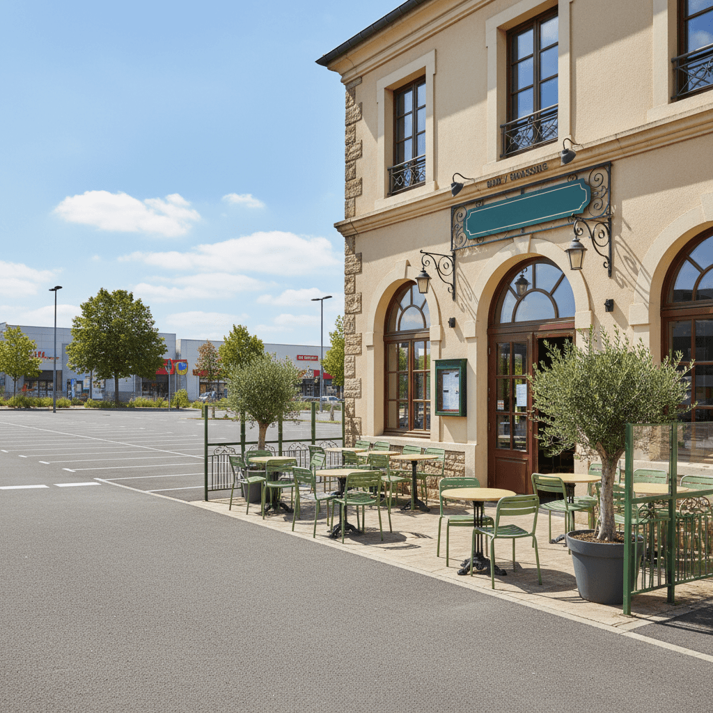 Bar-brasserie à Vannes : terrasse - licence IV - Image 1