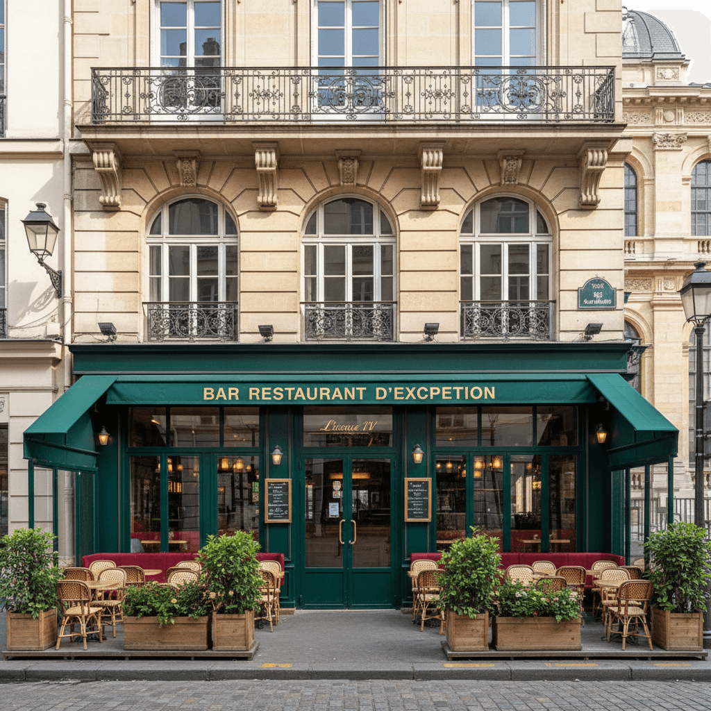 Bar-restaurant 80 couverts à Paris : licence IV - extraction