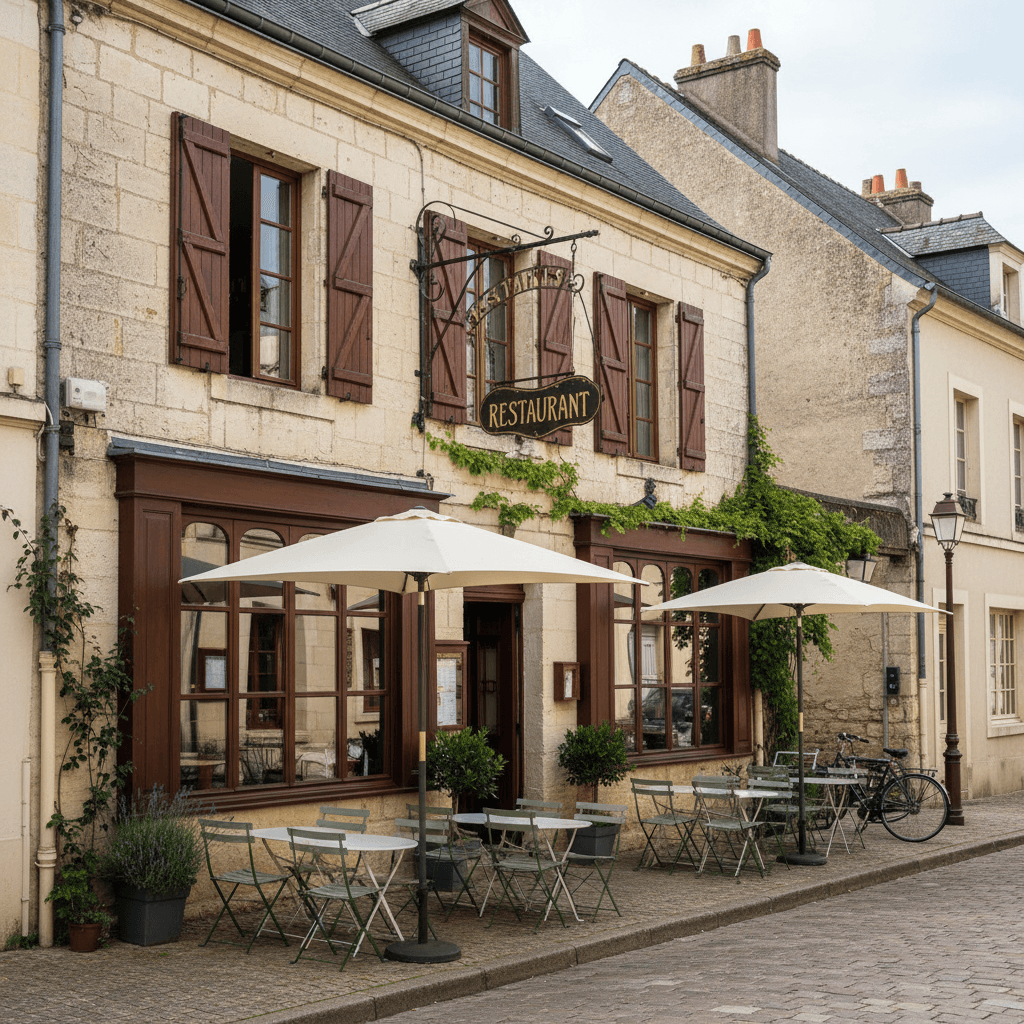 Restaurant 350m² à Le Controis-En-Sologne : terrasse - licence IV