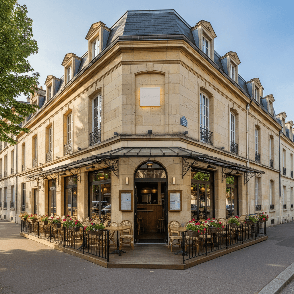 Restaurant 90 couverts à Saint-Maur-des-Fossés : terrasse - extraction - Image 1