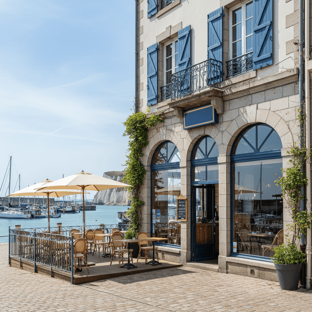 Restaurant à Dieppe : terrasse - licence IV - Image 1