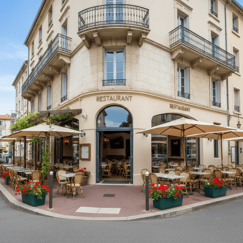Restaurant à Mandelieu-La-Napoule : terrasse - licence IV - Image 1