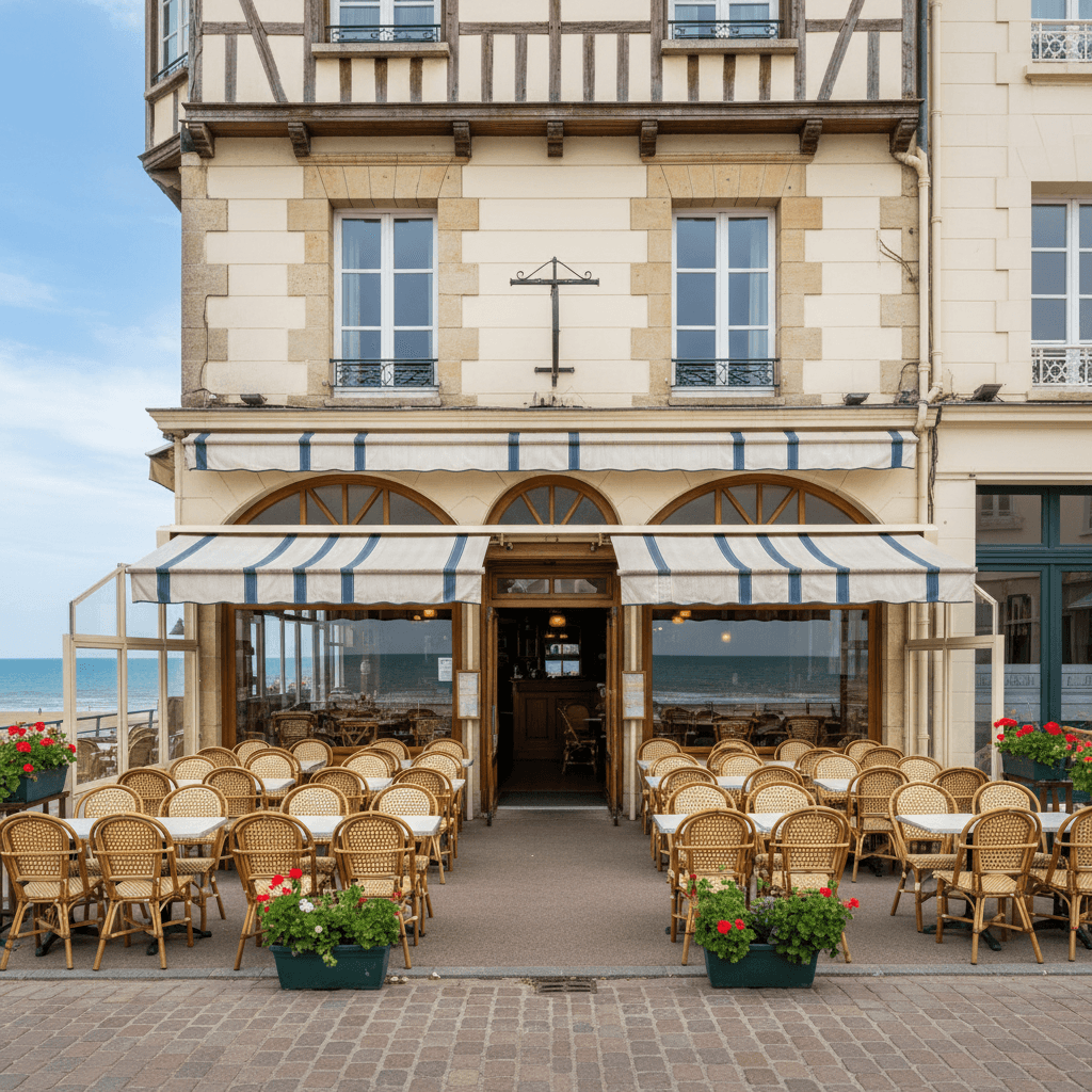 Bar-brasserie 120m² à Dieppe : terrasse - licence IV - Image 1
