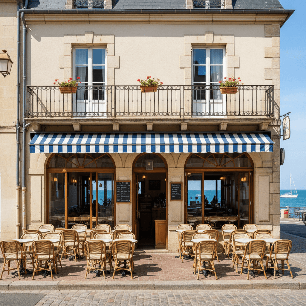 Restaurant à Pornic : terrasse - licence IV - Image 1