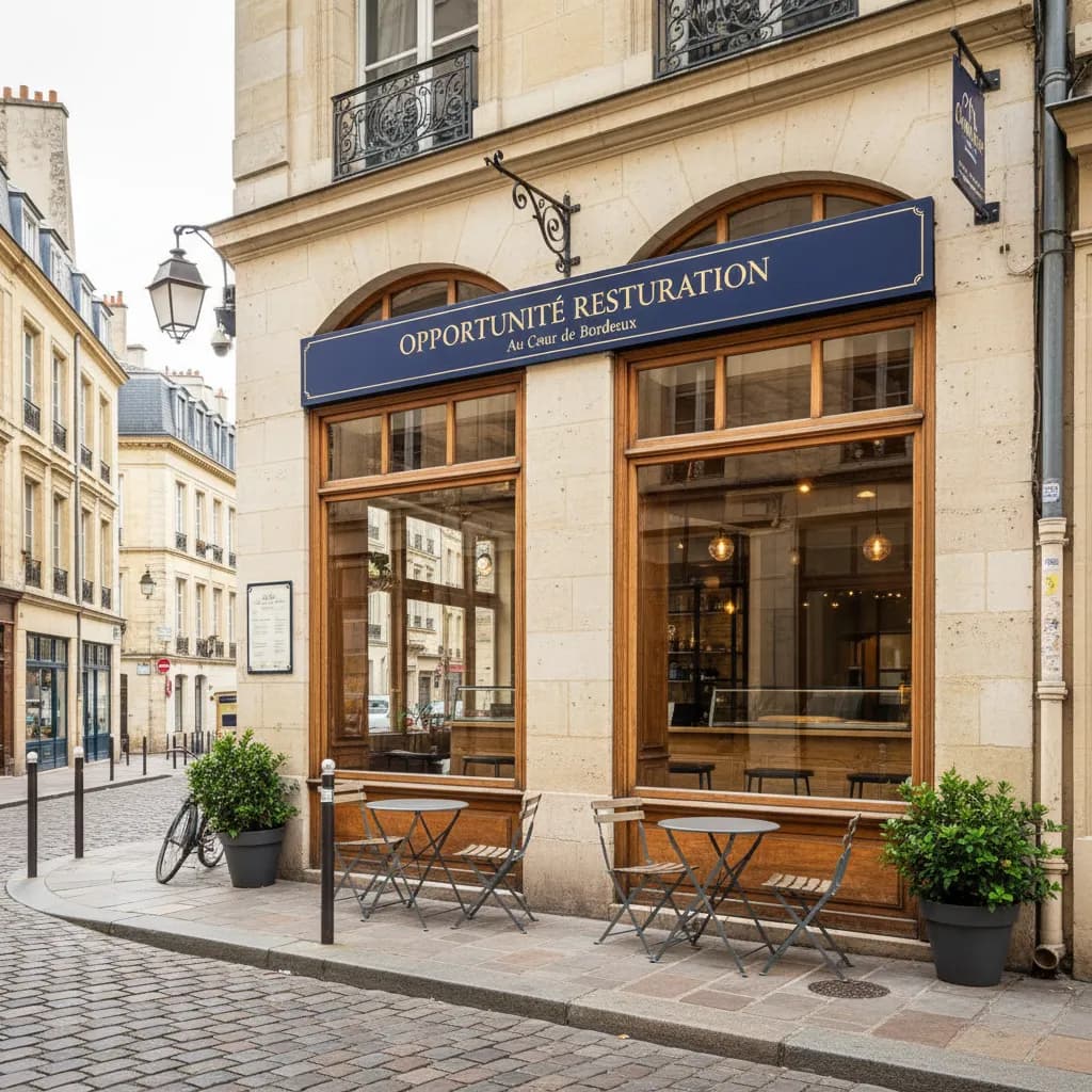 Snack 90m² à Bordeaux : cuisine équipée - cave/réserve - Image 1