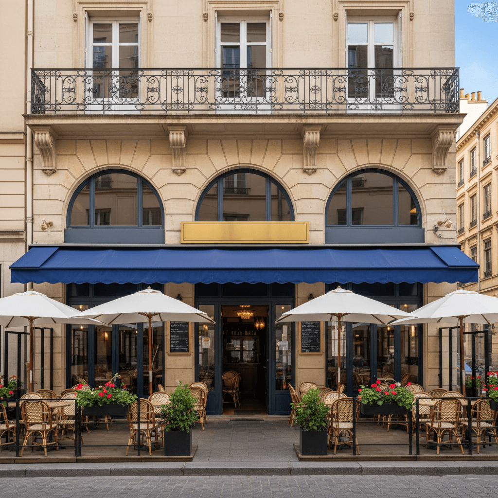 Bar-brasserie 30m² à Lyon : terrasse - licence IV