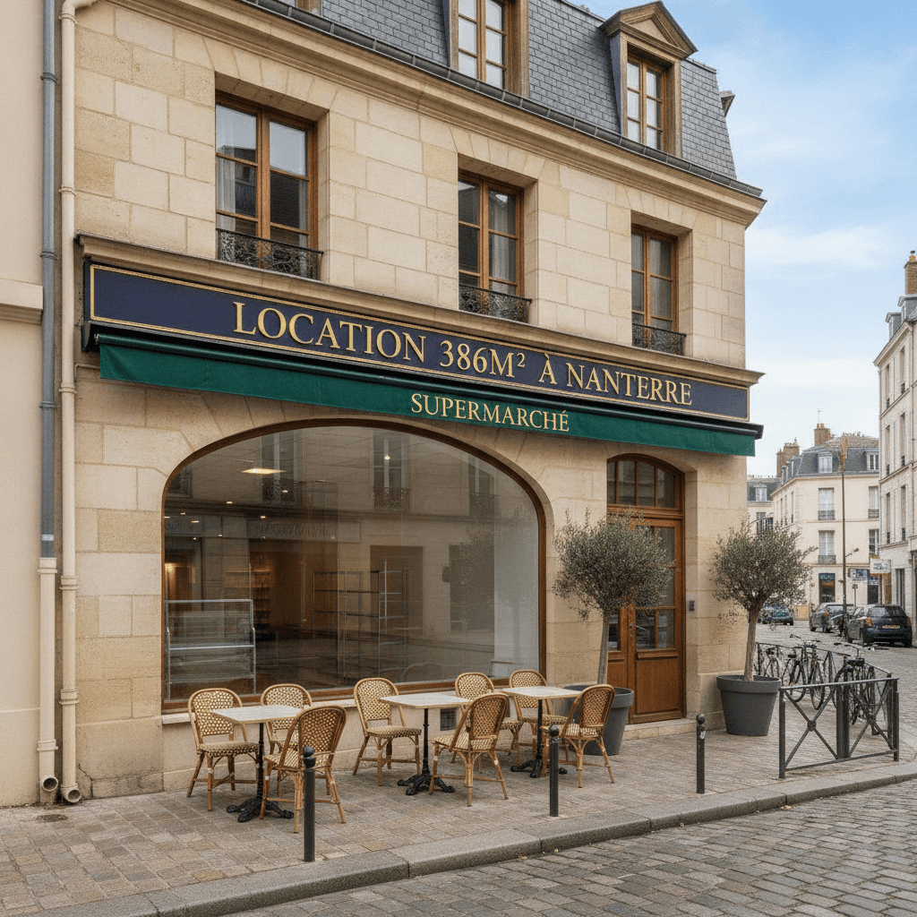 Location 386m² à Nanterre