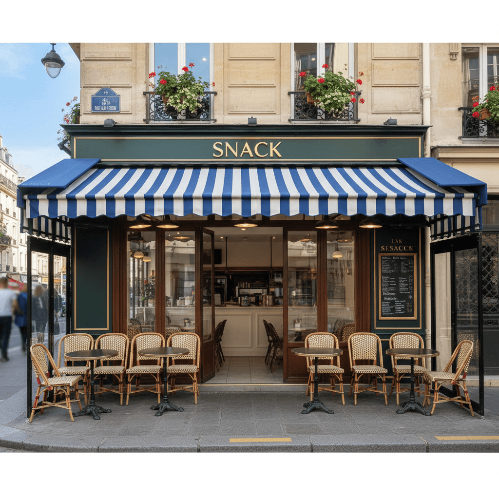 Snack 10 couverts à Paris : terrasse
