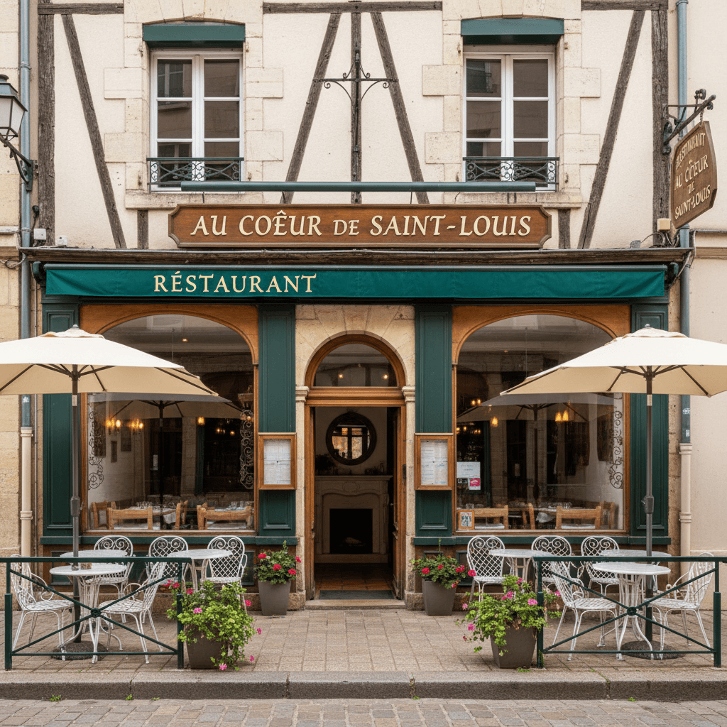 Restaurant 98m² à Saint-Louis : terrasse - licence IV - Image 1