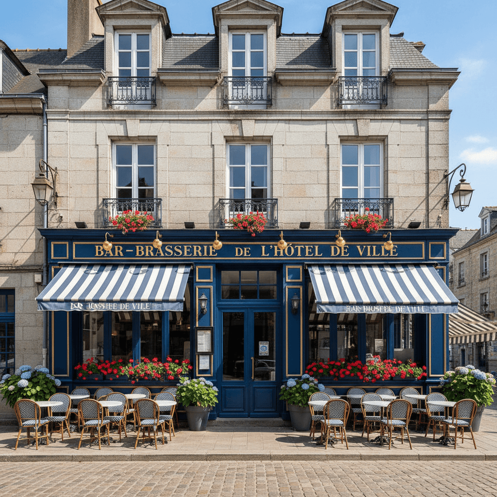 Bar-brasserie à Vannes : terrasse - licence IV - Image 1