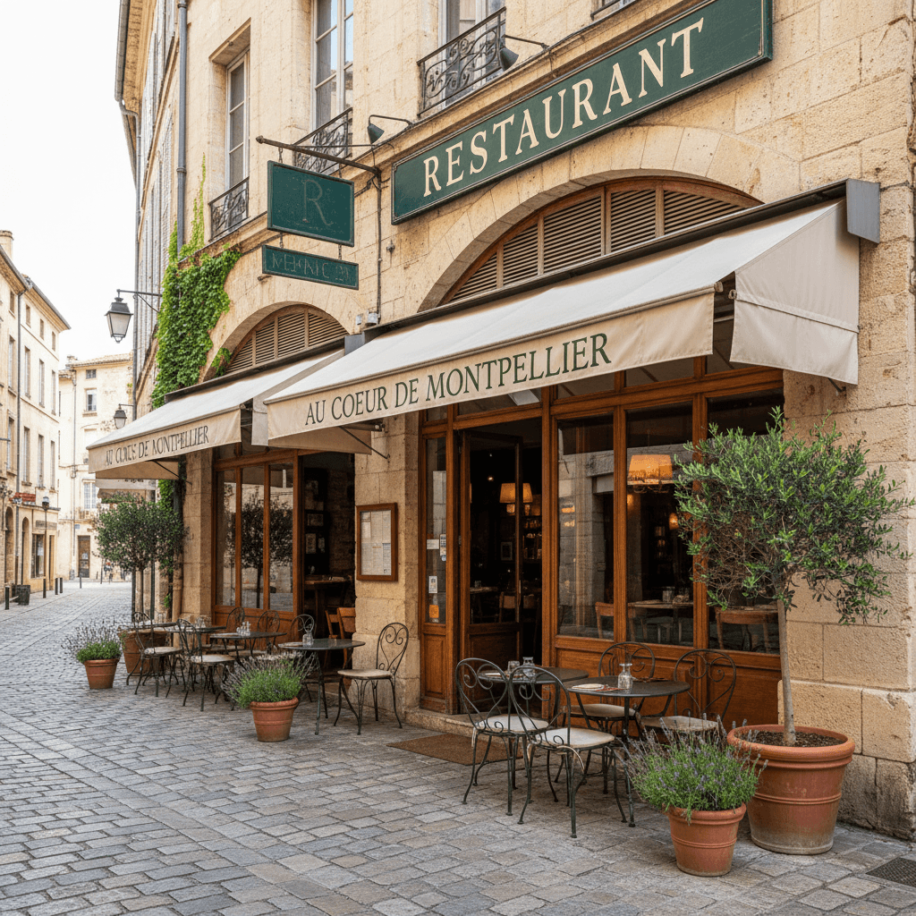 Restaurant à Montpellier : terrasse - licence IV