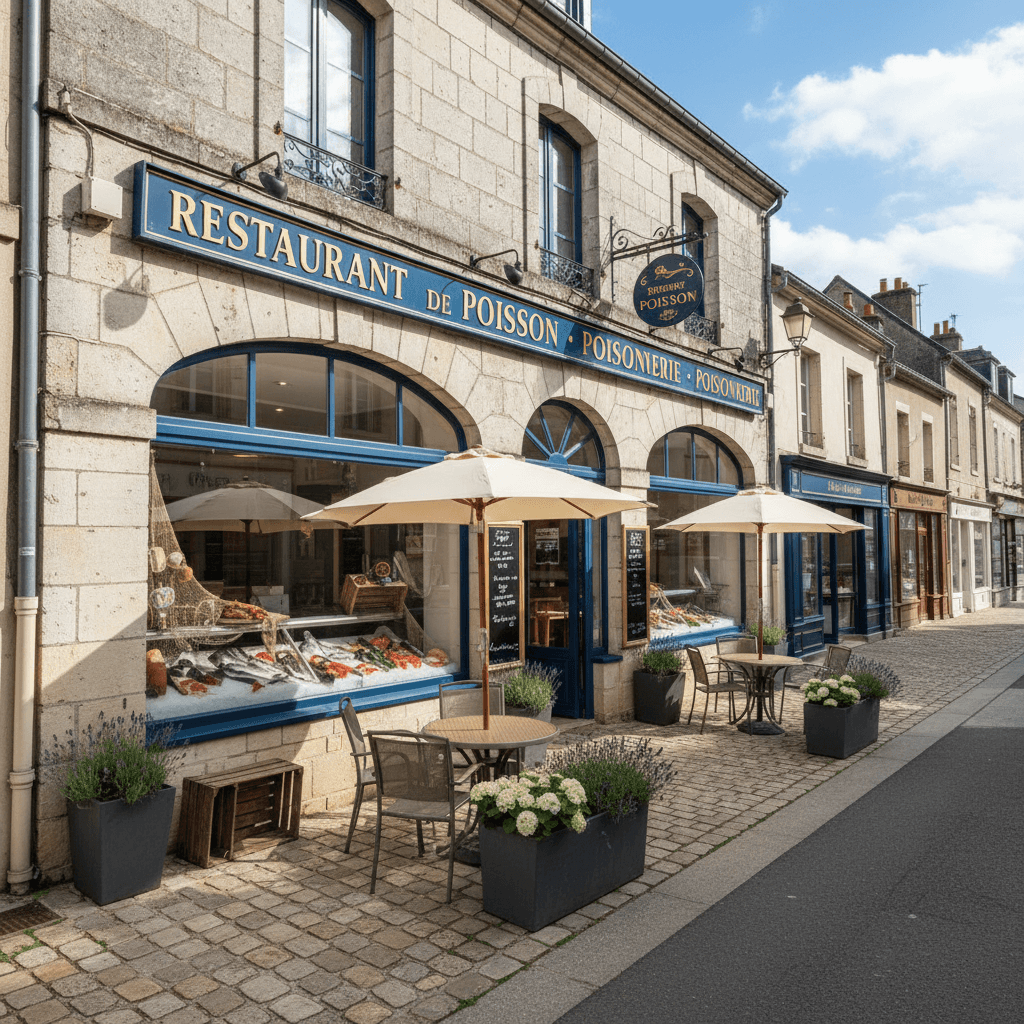 Restaurant 140m² à Jargeau : terrasse - extraction - Image 1