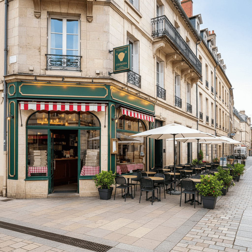 Fast-food 50m² à Clermont-Ferrand : terrasse