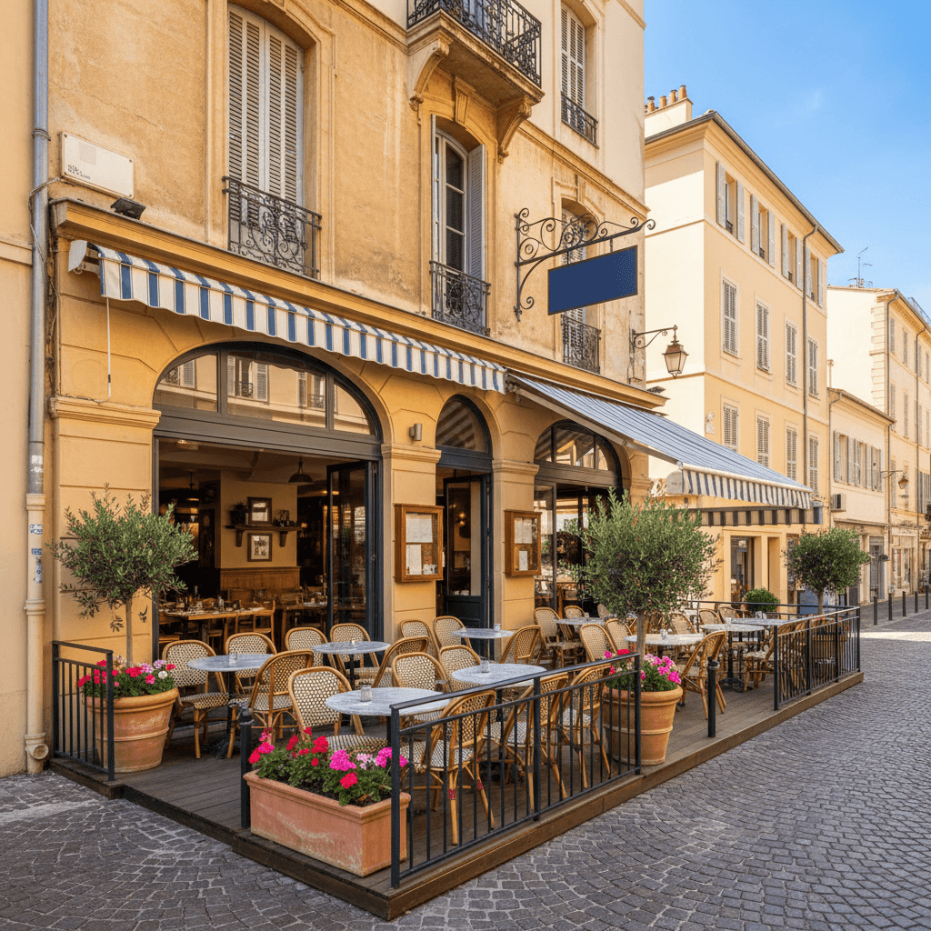 Restaurant 94m² à Nice : terrasse - licence IV - Image 1