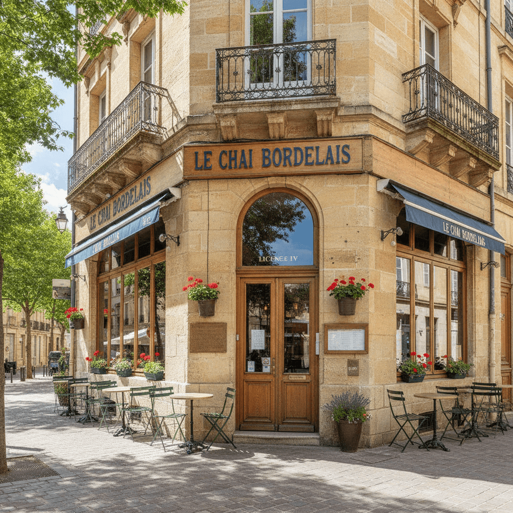 Restaurant 46m² à Bordeaux : terrasse - licence IV