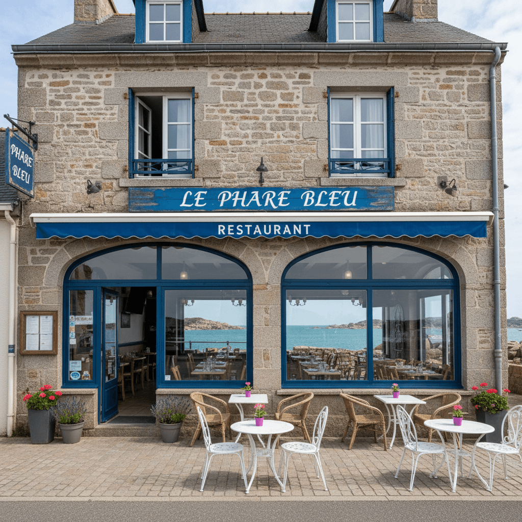 Restaurant à Louannec : terrasse - extraction - Image 1