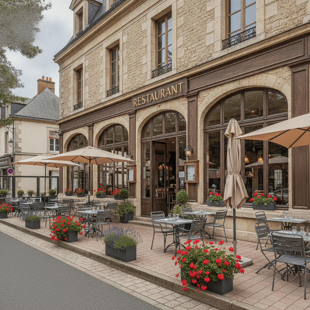 Restaurant 1000m² à La Roche-Sur-Yon : terrasse - licence IV - Image 1