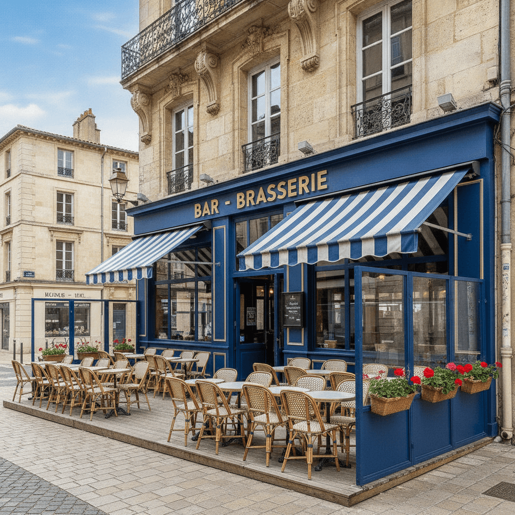 Bar-brasserie 120m² à Nîmes : terrasse - licence IV - Image 1