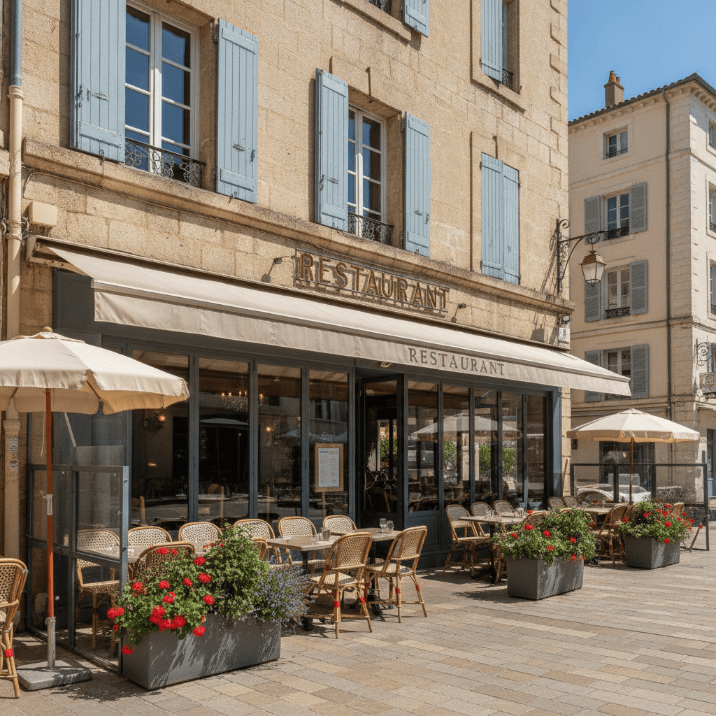 Restaurant 90m² à Toulon : terrasse - licence IV