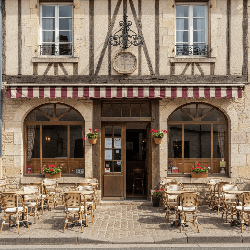 Bar-brasserie 200m² à Saint-Martin-d'Auxy : terrasse - licence IV - Image 1