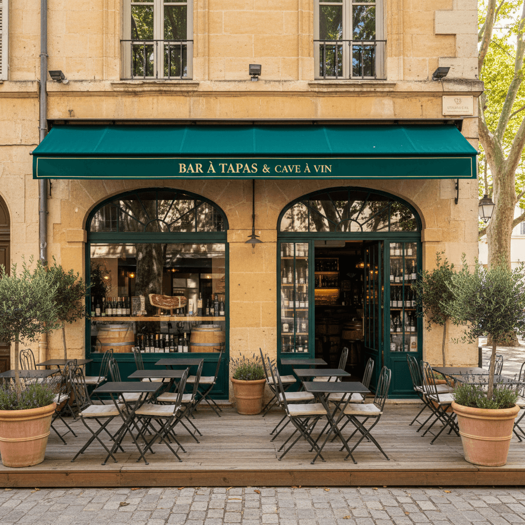 Bar-brasserie 100m² à Aix-En-Provence : terrasse - licence IV