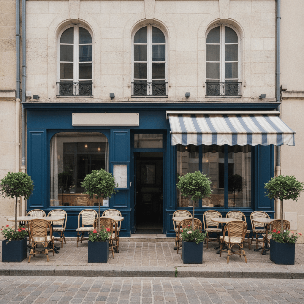 Restaurant 69m² à Sens : terrasse - licence IV
