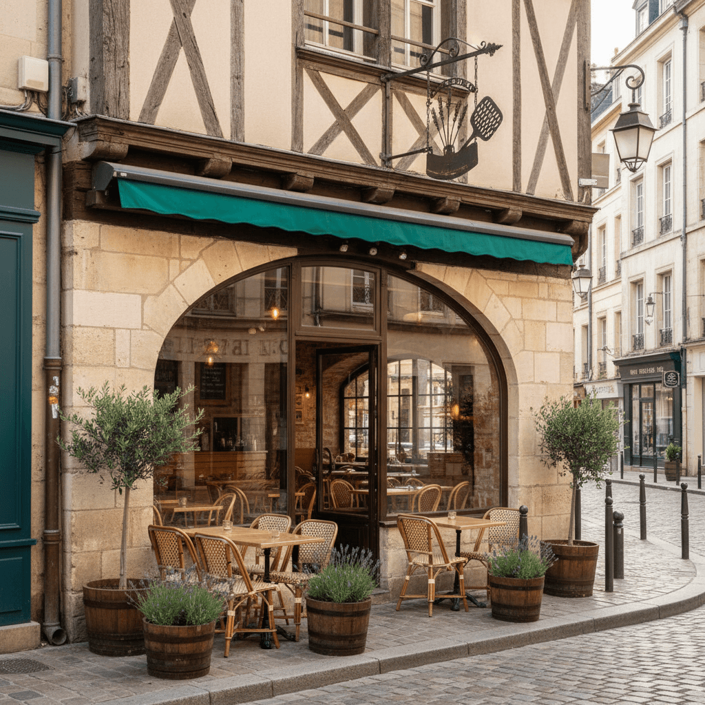 Restaurant 80m² à Rouen : extraction