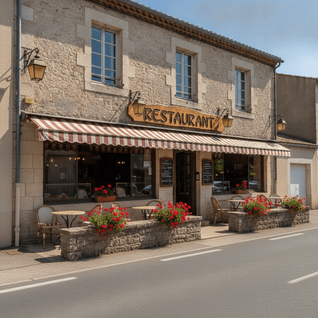 Restaurant 30m² à Argeliers : terrasse - licence IV - Image 1