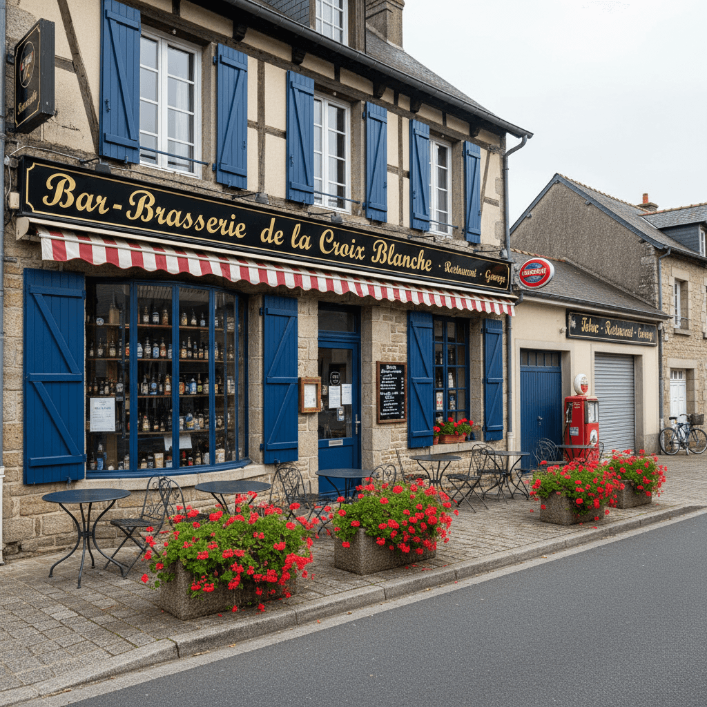 Bar-brasserie à Le Mesnil-Rouxelin : terrasse - licence IV - Image 1
