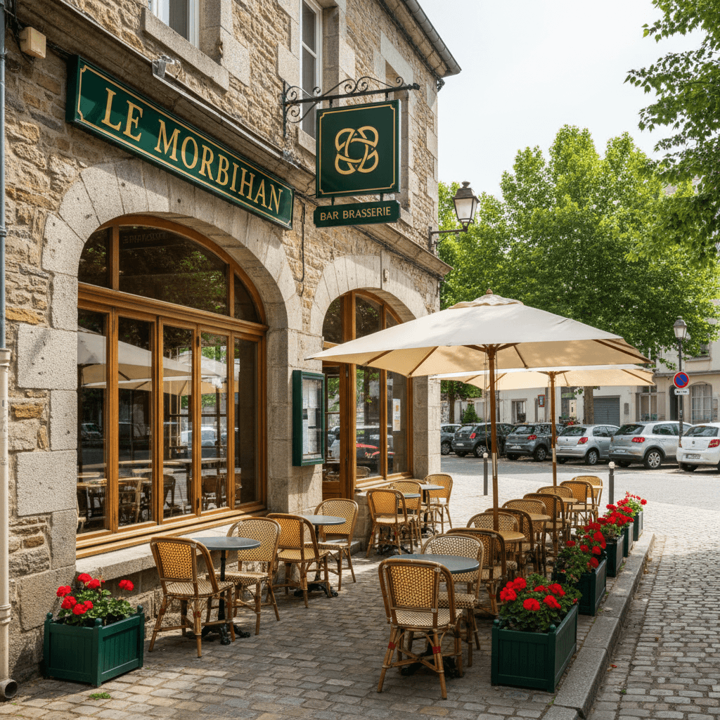 Bar-brasserie 140m² à Vannes : terrasse - licence IV - Image 1