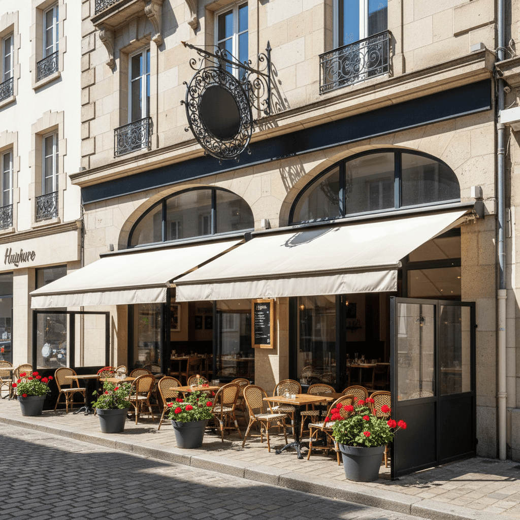 Restaurant à Lorient : terrasse - extraction - Image 1