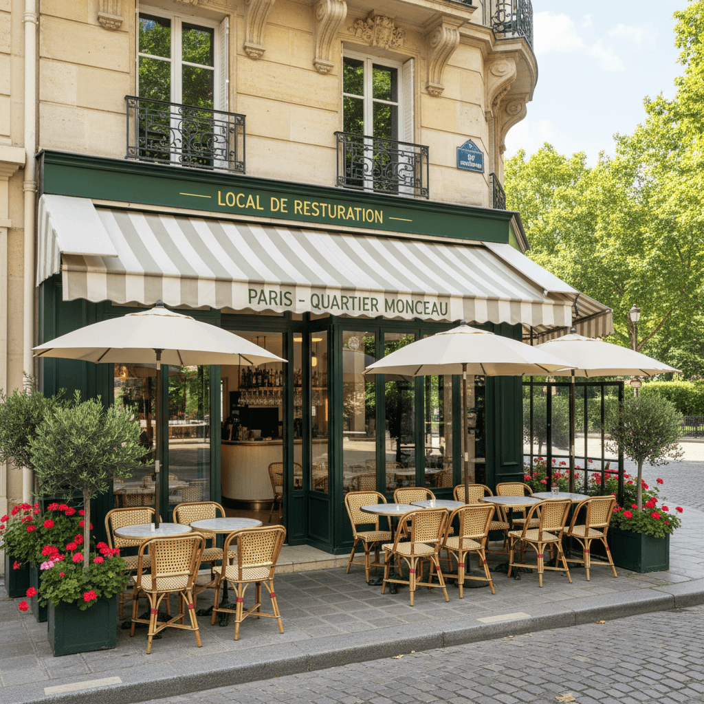 Local de Restauration à Paris - Quartier Monceau - Image 1