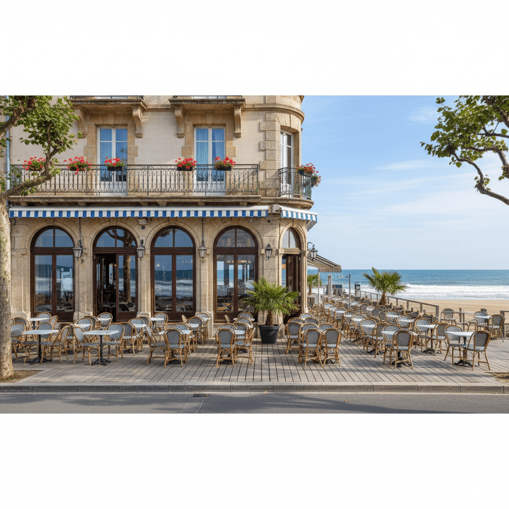 Bar-brasserie 150m² à Anglet : terrasse - licence IV - Image 1