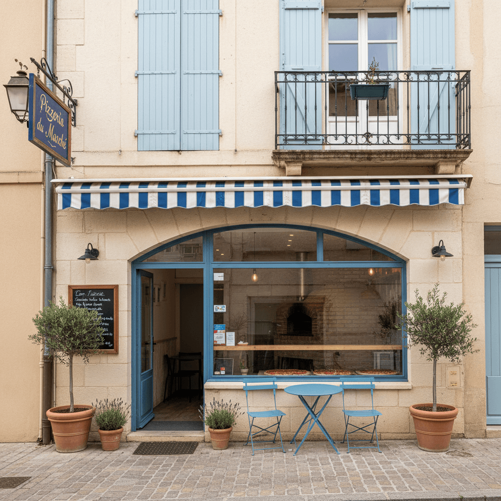 Fast-food 35m² à La Londe-Les-Maures : terrasse - extraction - Image 1