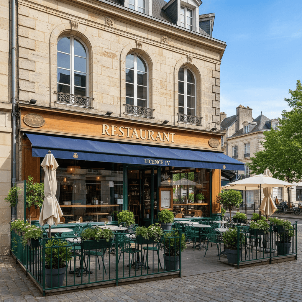 Restaurant à Caen : terrasse - licence IV - Image 1