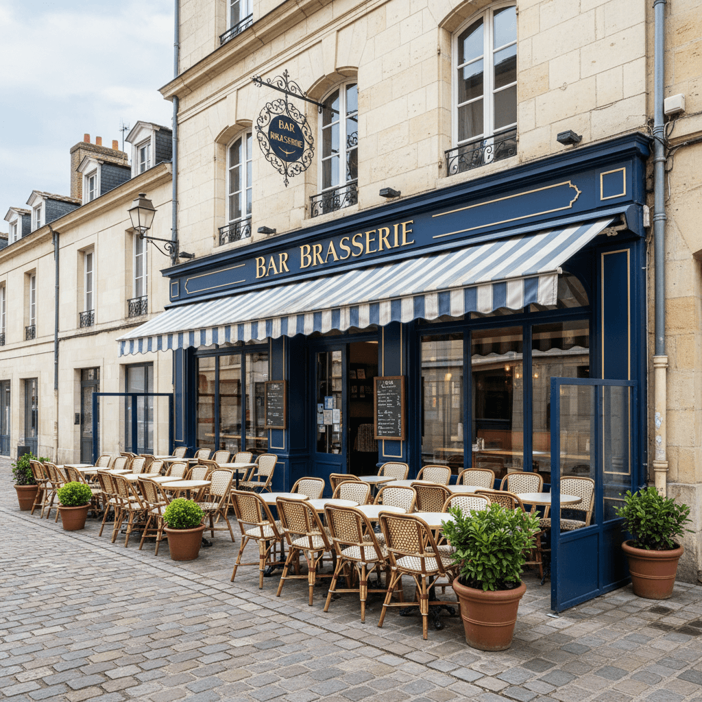 Bar-brasserie 117m² à Nantes : terrasse - licence IV - Image 1