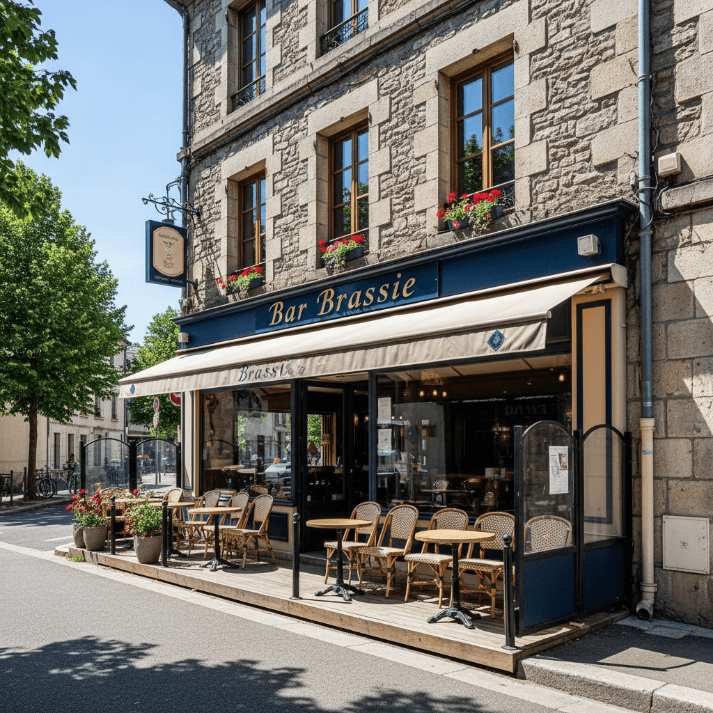 Bar-brasserie 110m² à Lourdes : terrasse - licence IV - Image 1