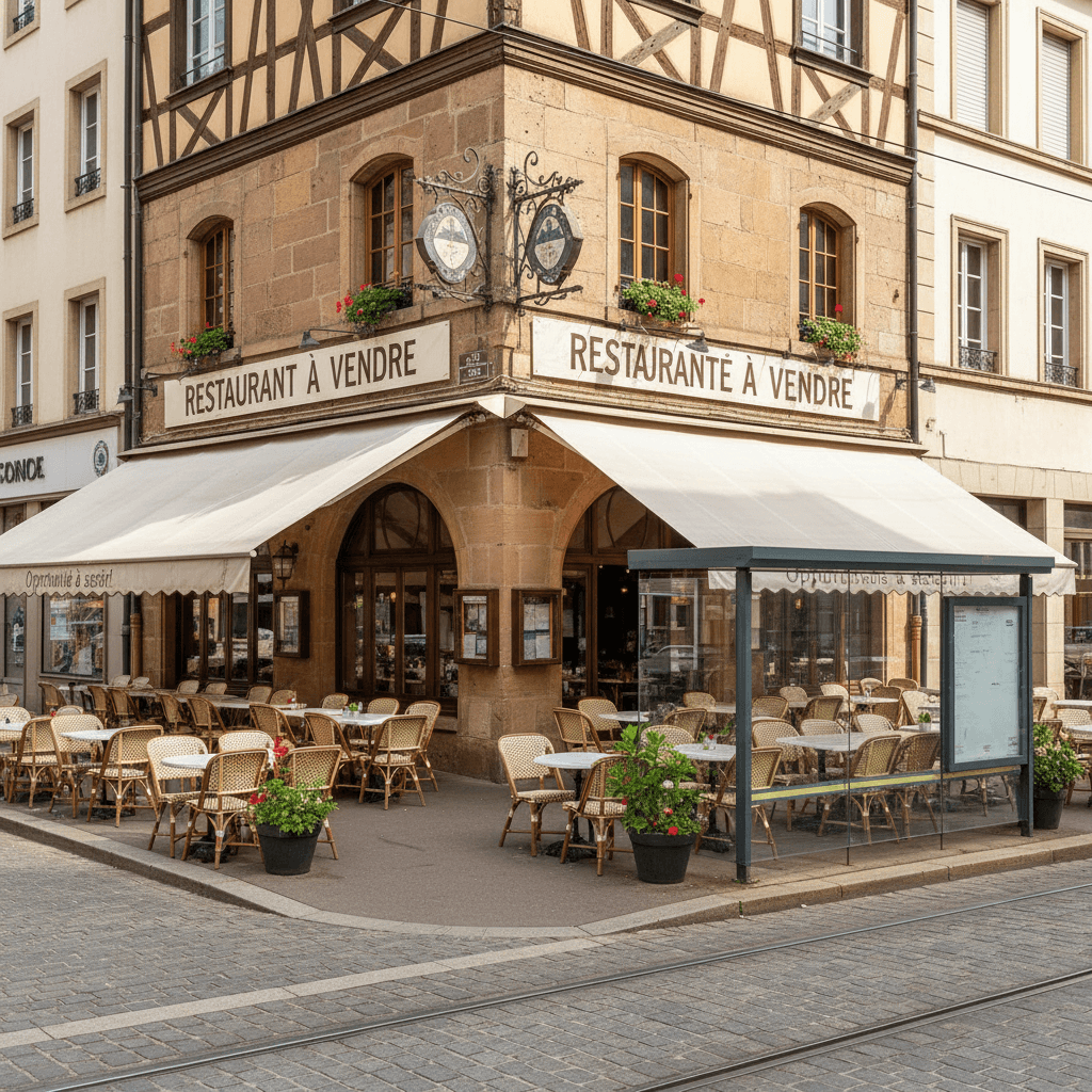 Restaurant 100m² à Mulhouse : terrasse - licence IV - Image 1