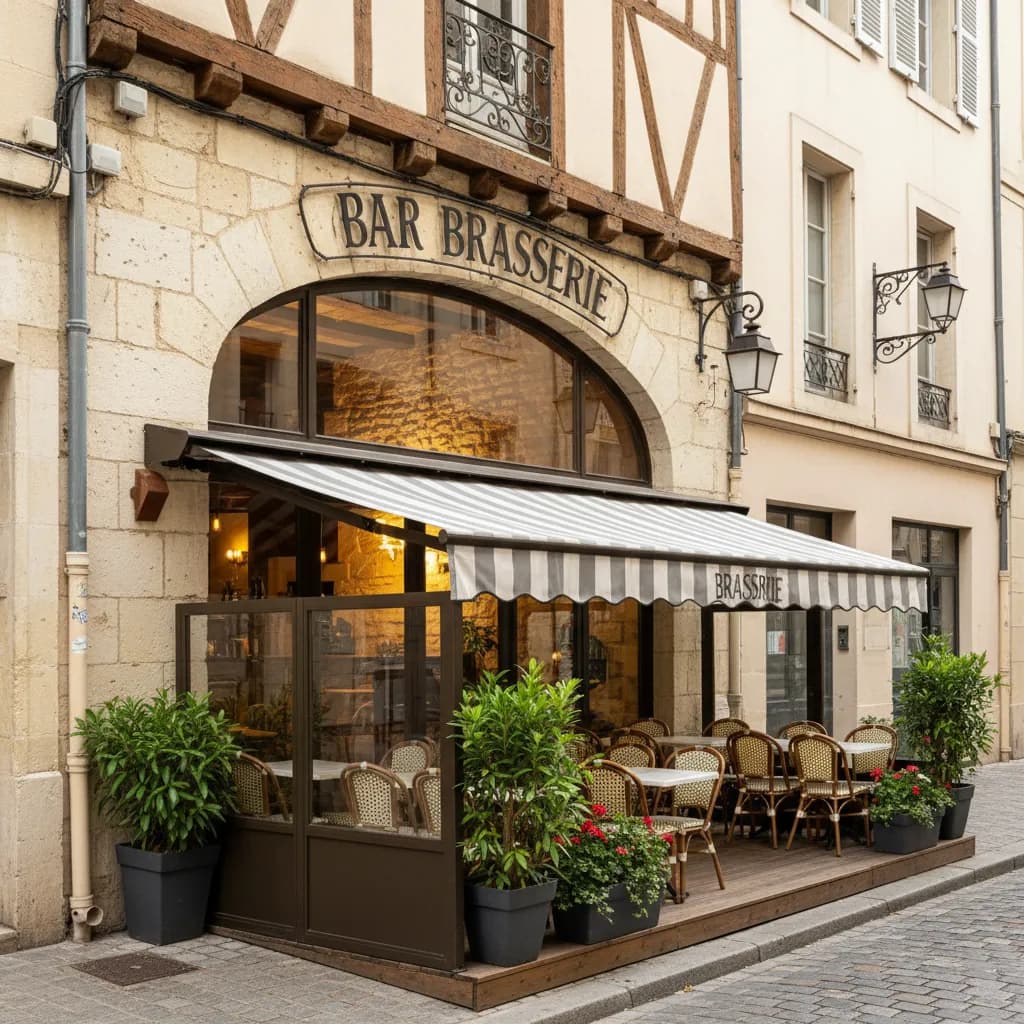Bar-brasserie à Montpellier : terrasse - licence IV - Image 1