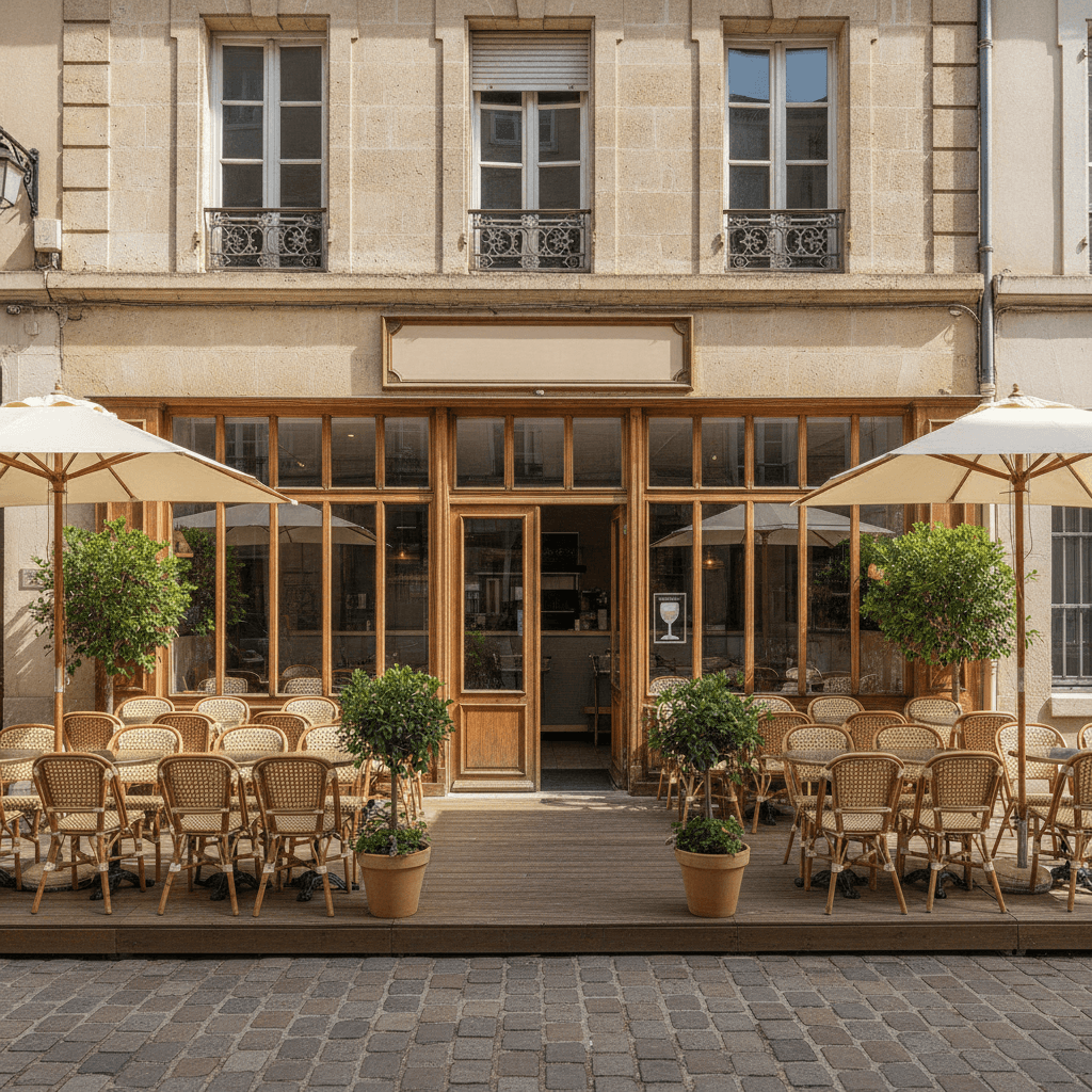 Fast-food à Perpignan : terrasse - licence IV - Image 1