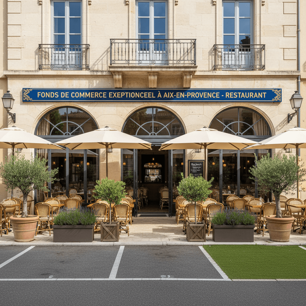 Restaurant 300m² à Aix-En-Provence : terrasse - licence IV