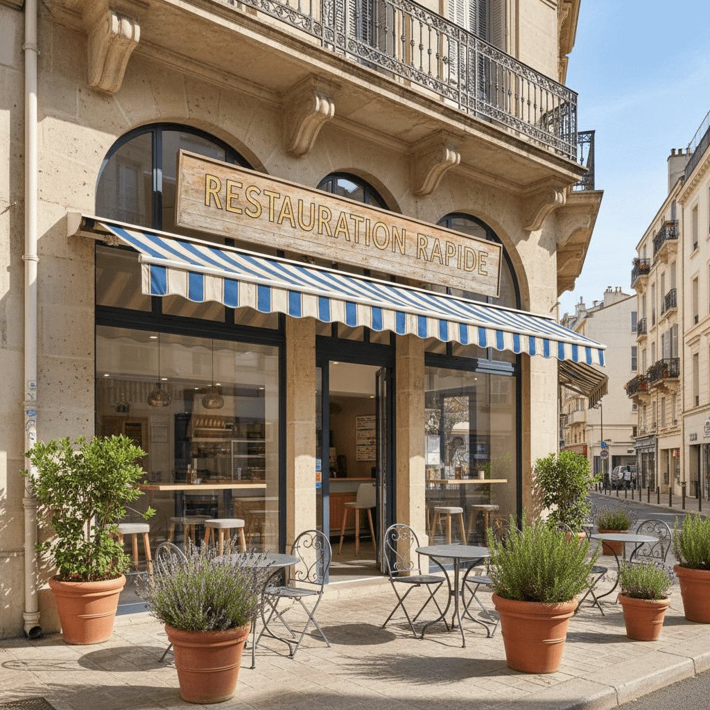 Fast-food 120m² à Marseille : terrasse - licence IV - Image 1