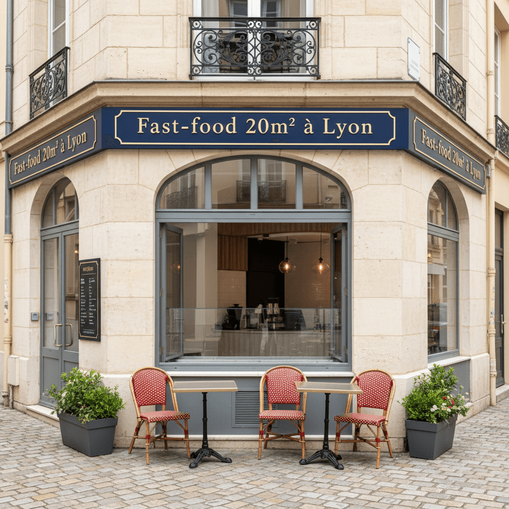 Fast-food 20m² à Lyon - Image 1