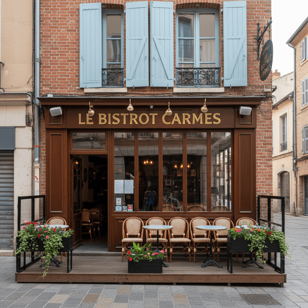 Restaurant 50m² à Toulouse : extraction - cuisine équipée