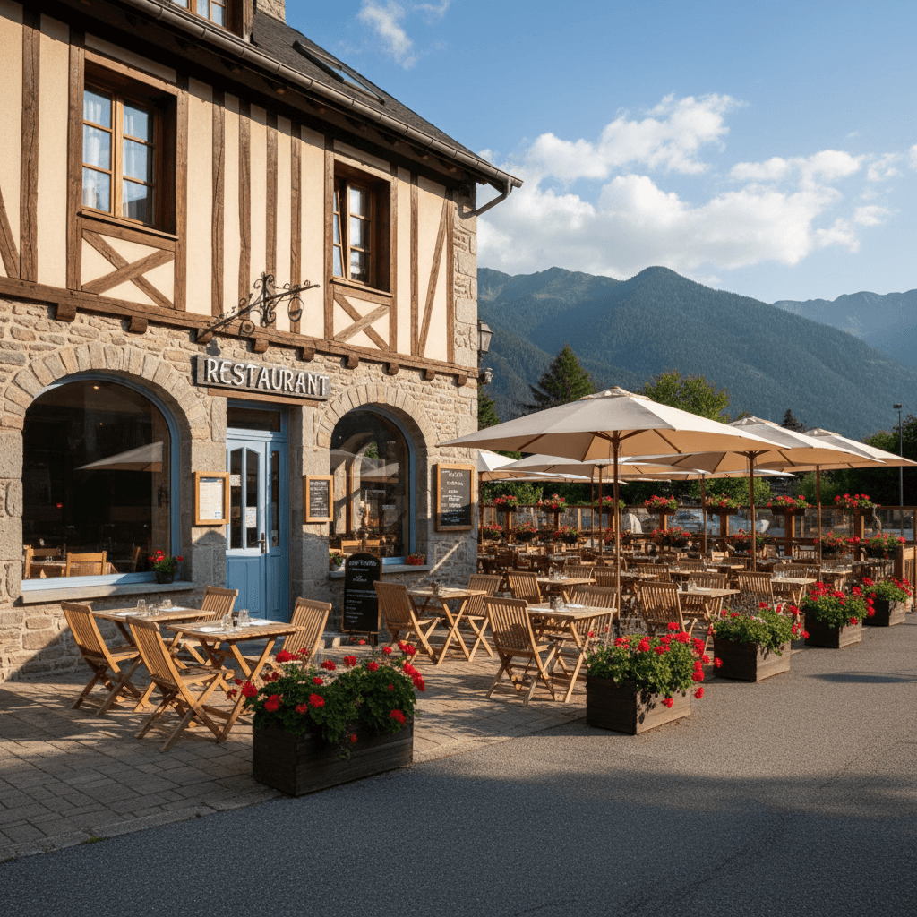 Restaurant 35m² à Germ : terrasse - licence IV - Image 1