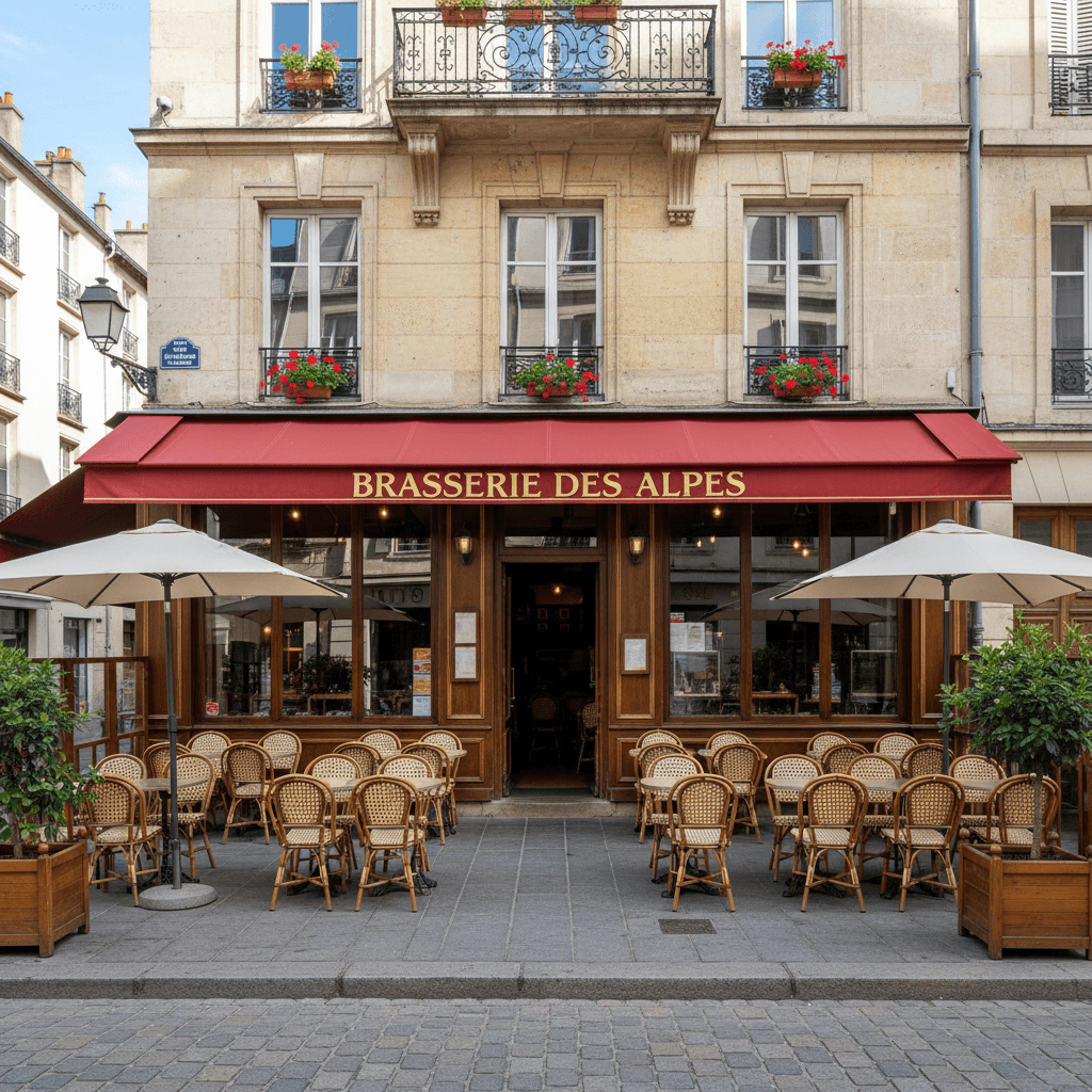 Bar-brasserie 240m² à Grenoble : terrasse - licence IV
