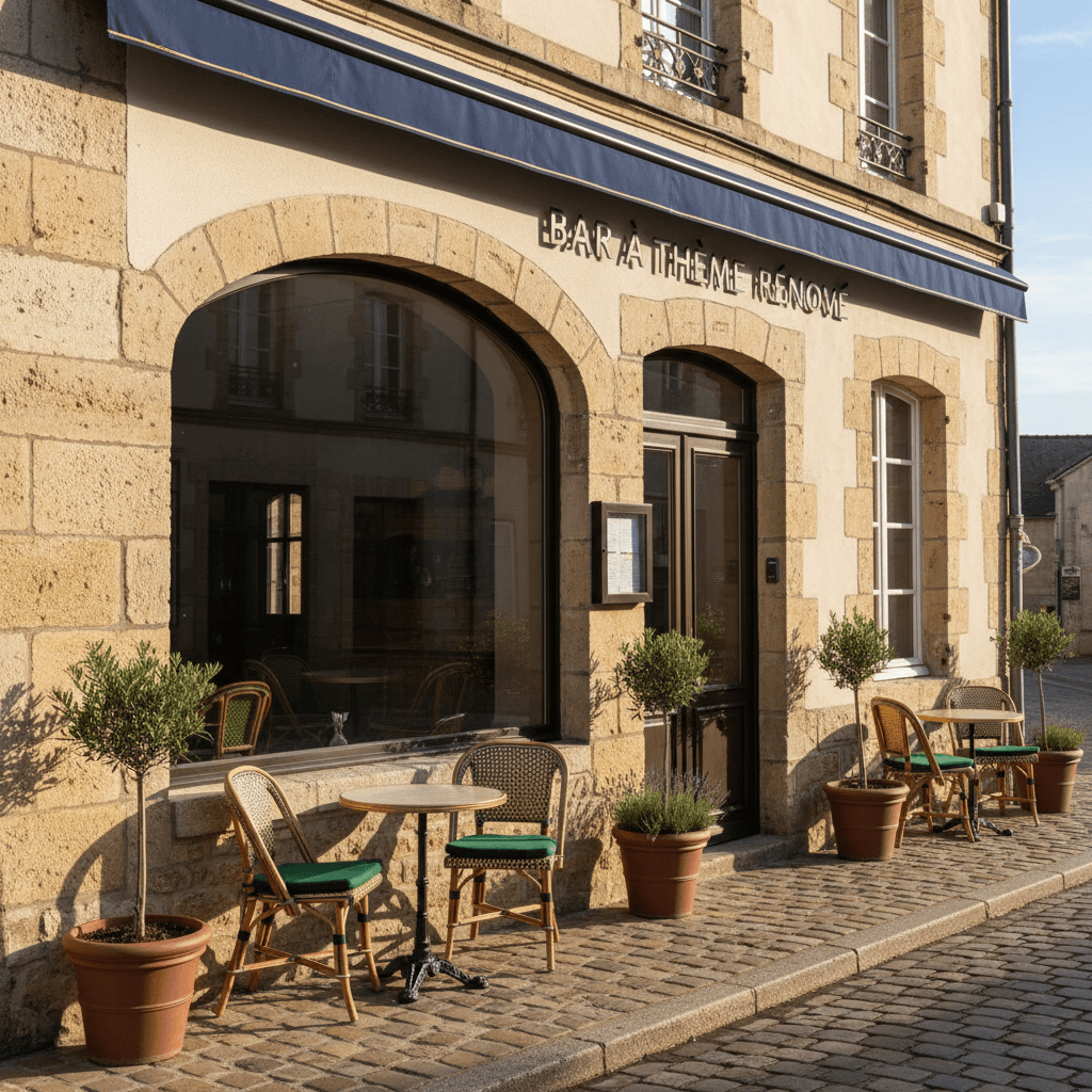 Bar-brasserie 290m² à Coutances : terrasse - licence IV - Image 1