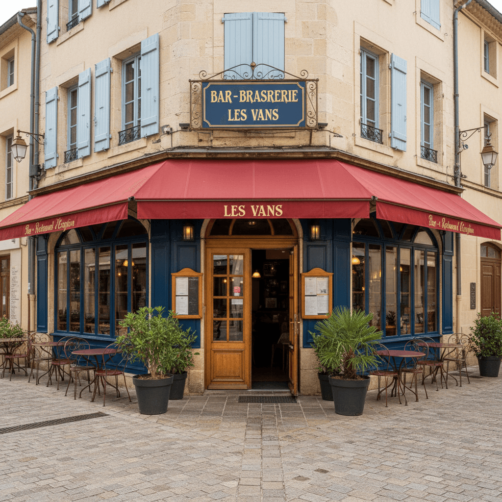 Bar-brasserie 205m² à Les Vans : terrasse - licence IV - Image 1