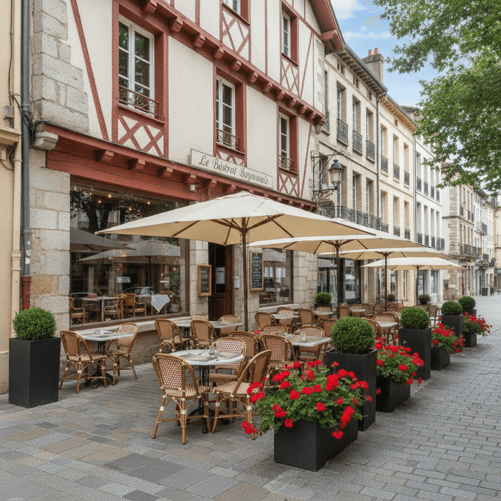 Restaurant 35m² à Bayonne : terrasse - extraction - Image 1